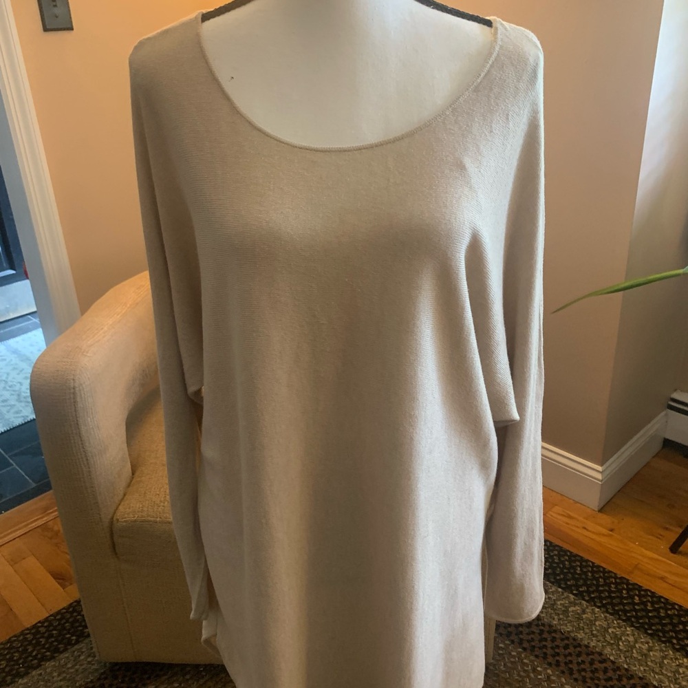 Michael Kors Beige Scoop Neck Sweater